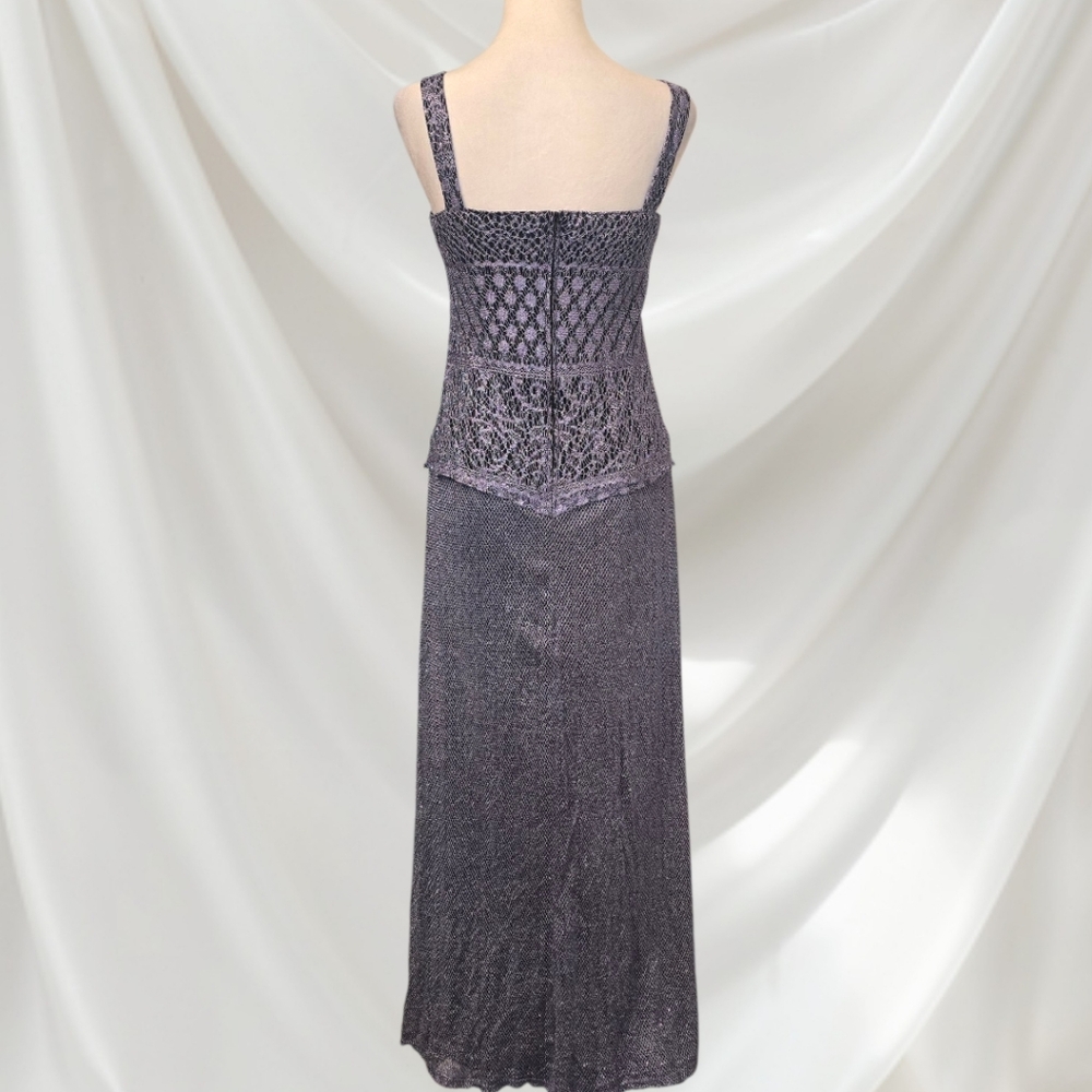 Onyx Nite Sleeveless‎ Floor Length Gown Dress Size 14 - Picture 3 of 10